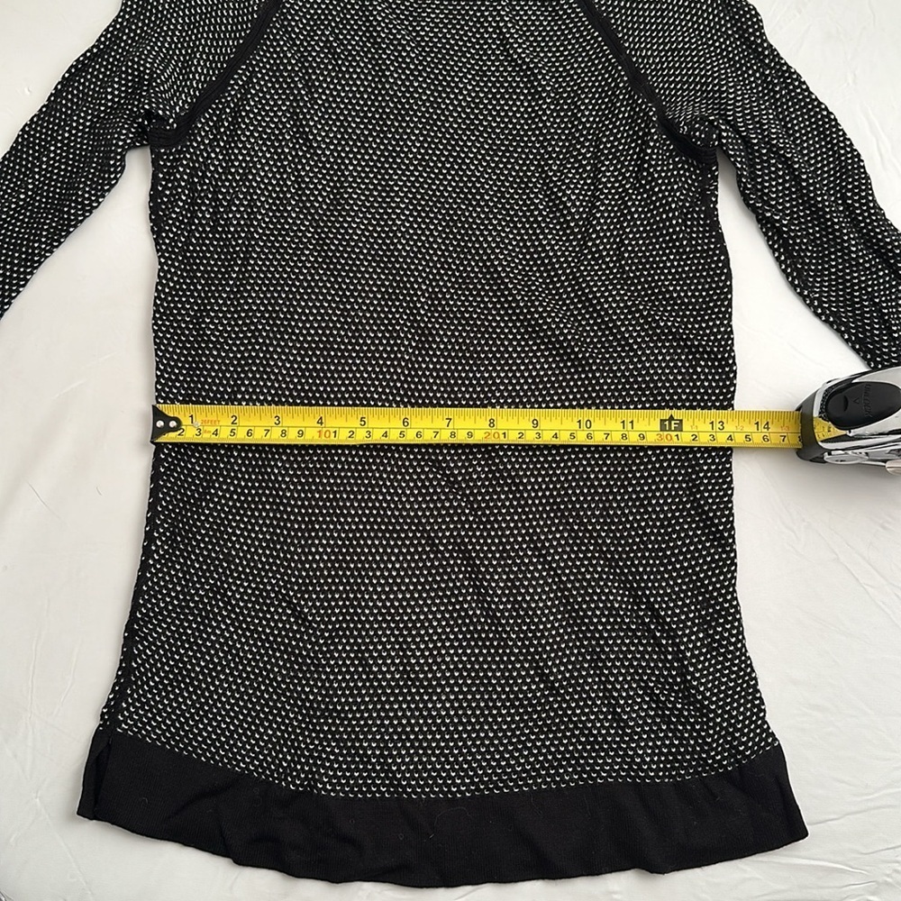 Rag and Bone black and white open knit raglan sleeve sweater xs - Picture 8 of 9